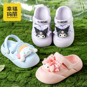 Giày Đi Trong Nhà Chống Trượt Đế Mềm Dễ Thương Giày Đi Biển Cho Bé Gái Giày Lười EVA Mùa Hè Cho Bé Gái