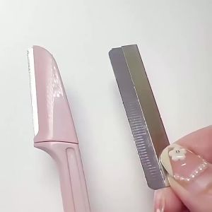 Face Razor Eyebrow Trimmer Ladies Eyebrow Knife Facial Shaver Blades Hair Remover For Women Scissors Professional Beauty Tools