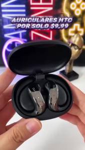 Bluetooth Wireless Headset HTC NE19 Open Ear Sports Earbuds Strong Bass Waterproof Ear Hook Stereo Bluetooth Auricles Choice