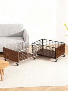 MUGG | Multifunctional Large Capacity Wooden Grid Laundry Basket