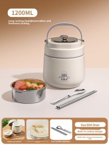 YOULUNMEI | Double Layer Insulated Lunch Box Stainless Steel