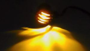 LAMPU SEIN RETENG CUSTOM JAPSTYLE CB MODEL TRALIS GRIL BESI PLASTIK HITAM ISI 2 PCS