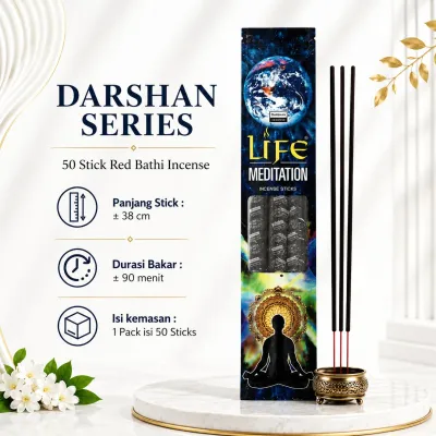 Dupa Hio Maharaja Gold Panjang 1 Bungkus isi 50 - Dupa Stick Harum Aromaterapi By.Darshan