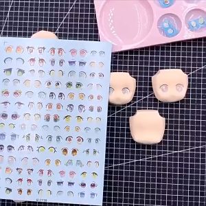 Hình dán mắt Chibi - Figure tạo hình đất sét decal dán nước