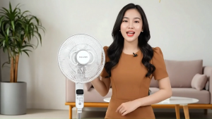 Quạt Cây HAVEN Điều Khiển Từ Xa 55W 5 Cánh Gió Mạnh Êm Ái Không Ồn Hẹn Giờ 24h Motor Đồng Bền Bỉ Bảo Hành 2 Năm