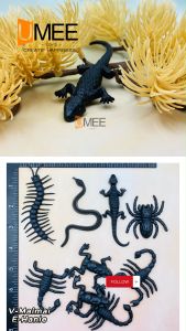 20Pcs Party Gift Scary Animals Insect Black Pad For Party Gift-Loot bag Filler