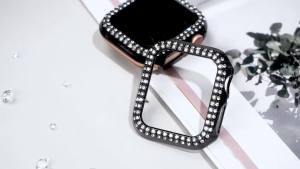 Bling Case for Apple Watch 40mm 41mm 42mm 44mm 45mm 46mm Women Diamond Protector Cover Hard PC Bumper iWatch Series 10 9 SE 8 7