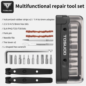 TOSUOD Portable Cycling Maintenance Kit For Mountain Road Bike Multi-Function Bicycle Repair Tool Lightweight Accessories
