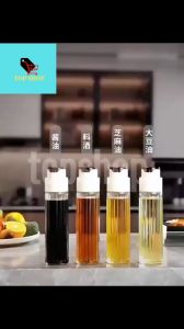 TOP SHOP 1PC 500ml Multipurpose Glass Oil Pot Soy Sauce Bottle Kitchen