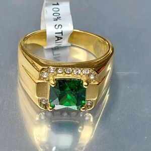 Cincin pria jambrut chatam ring titanium super