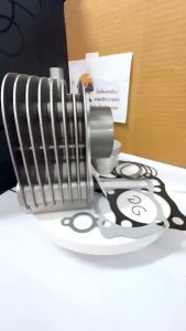 เสื้อสูบแต่ง สเต๊ป SUZUKI STEP125 HAYATE125 ชุดเสื้อสูบ ไซส์61 ซูซูกิ ฮายาเต้ เสื้อสูบพร้อมลูกสูบ แหวน สลัก กิ๊บล็อค ครบชุด เสื้อสูบ ชุดใหญ่