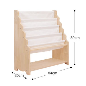Detachable Cloth Multi-layer Bookshelf for Childrens Easy Storage