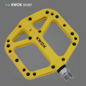 Bicycle Pedals Ultralight Bike Pedal Platform MTB Road Mountain Bike Pedal Anti-slip Nylon DU Bearings Flat Pedals Bicycle Parts