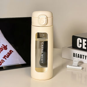 High Borosilicate Glass Tea Cup for Women Food Grade Mini Portable Simple Design Heat Resistant Tea Brewing Water Cup