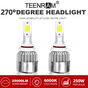 250W Canbus H7 LED Headlight Bulbs 25000LM H1 H3 H4 H11 H13 9005 HB3 9006 HB4 9004 9007 880 Fog Lamps 6000K 12V Auto Headlamps