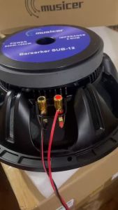 MUSICER Berserker SUB-12 800-1000W 12 Inch Professional Sub Bass Speaker(Aluminum Basin Stand)