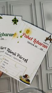 Paket Lebaran isi 10 pcs custom nama parcel harian mingguan bulanan