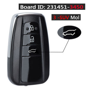 KEYECU Board ID: 231451-3450 314.3MHz / 433MHz HYQ14FLA Smart Remote Key Fob for Toyota Prius RAV4 4Runner Mirai 2018-2024