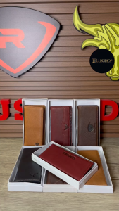 Rush Rider Full Cowhide Leather Long Wallet Men Cow Leather Long Purse