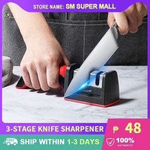 Stainless Steel 3-stage Knife Sharpener: A Portable & Efficient Solution