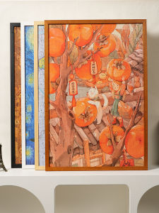 Puzzle Photo Frame 1000 Pieces Wall Hanging Special Simple Modern Solid Wood 500 Pieces Photo Framing Artwork Rectangle Shape