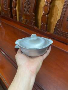 Nồi gang kho quẹt kho tiêu loại nhỏ Doa bóng size 12-16cm