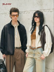 BJHG | Áo Khoác Casual Mỹ Nhẹ Có Dây Rút