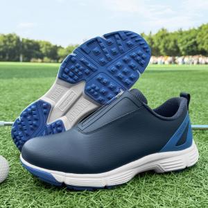 Korean Style Mens Golf Shoes Outdoor Waterproof Breathable Zipper Tassel Retro British Style Sporty Fitness Fans Supplies
