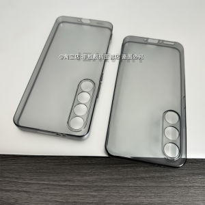 Applicable to Meizu 21pro Phone Case Meizu 20pro Normcore Semi-Transparent Black Transparent Silicone Protective Case M391q Ultra-Thin Arc Border Drop Soft Case Minimalist Business TPU Case Men and Women New Arrival