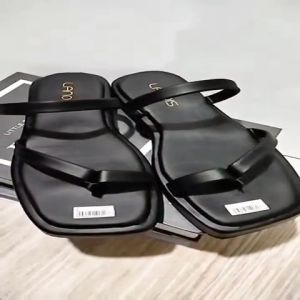 Sandal Wanita Tali Jempol Strap 3cm Kekinian Korean Style Sendal Ootd Wanita Elegant