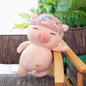 25-60cm Beach Pig Doll Plush Toy Sleeping Pillow Piglet Rogue Pig Plush Toy Doll Swimming Beach Piggy Plushie Soft Toy