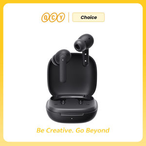 QCY | QCY Buds TWS Wireless Bluetooth 5.3 Earbud 10mm Dynamic Driver AI Wind Noise Reduction Earphone 68ms Low Latency 35Hrs Headphone