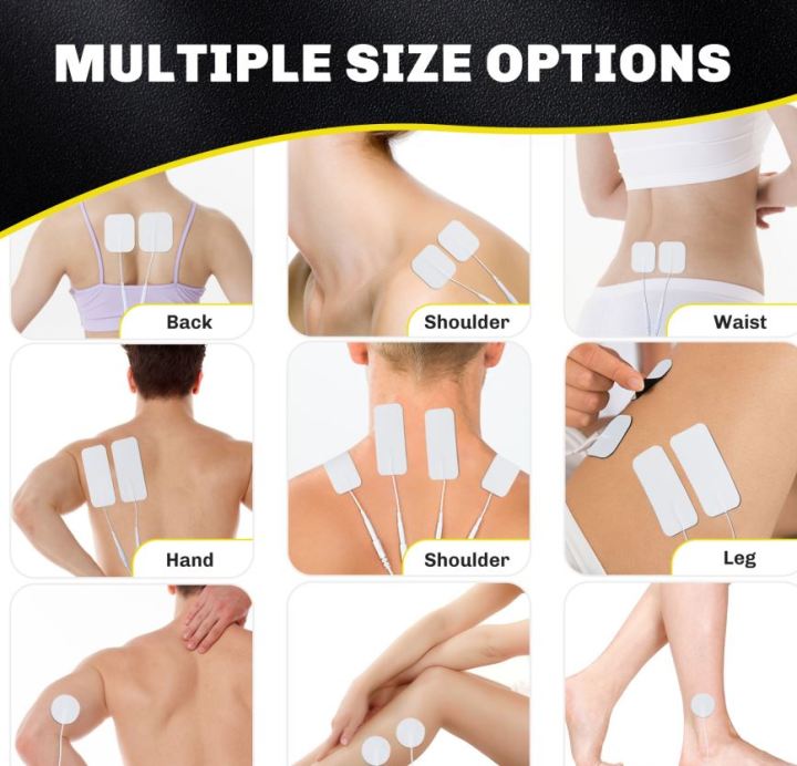 20PCs physiotherapy tens EMS electrode pads conductive gel stickers