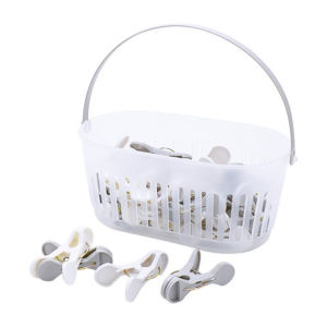 Foldable Clothesline Multi-clamp Socks Underwear Drying Rack Balcony Pants Windproof Childrens Clothes Drying Clamp