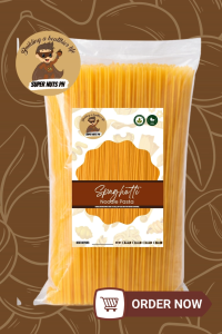 SuperNuts PH Premium Spaghetti Pasta | Italian Long Pasta Noodles for Filipino & Italian Recipes |900g