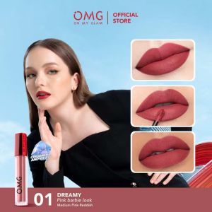 OMG Oh My Glam mattelast lip cream Formula lembabkan bibir 2.9g