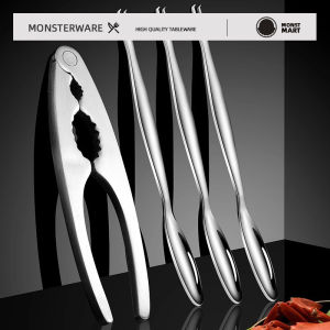 304 Bộ Dụng Cụ Ăn Cua Nhà Dùng Để Mở Cua Bộ Bảy Món Dùng Để Mở Cua Lớn Bộ Dụng Cụ Ăn Cua Bộ Bốn Món Thương Hiệu Monsterware