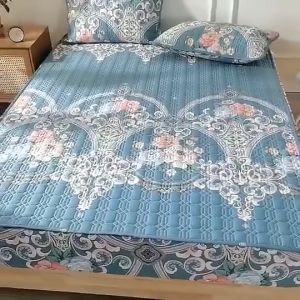 Quilted Mattress Cover: Fitted BedSheet for Single, Double, Queen & King Sizes