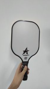 AOBORTY Carbon Fiber Lightweight Pickleball Paddle with USAPA Approval - Fiberglass Face Honeycomb Core Durable Edge Guard and Comfort Grip