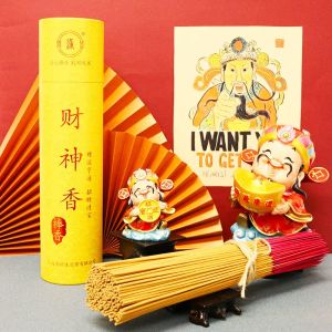 Jinyuansheng God of Wealth Joss Stick Eight Parties to Make Money Home God of Wealth Worship Incense Immediately Make a Fortune Bamboo Stick Incense Buddhist Offering Avalyiteshvara Incense