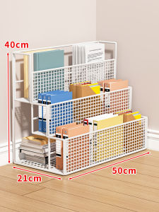 Mobile Storage Organizer with Wheels Office Desk Under Shelves