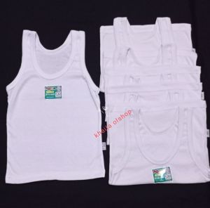 kaos dalem untuk laki-laki dan perempuan putih polos merk AGREE
