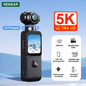 other | 5K Ultra HD Action Camera With Mic 1.69 Inch Touch Screen 270° Rotatable For Vlog YouTube Outdoor Portable Sports Video Camera
