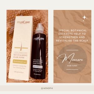 Malaysia SellerAnti Hair Loss Maxcare Revitalising Hair Tonic For Thinning Hair 120ml Formulated in Italy