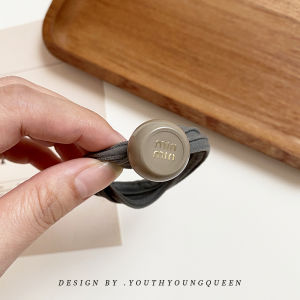 High Elasticity Pearl Letter Hair Ties Womens Hair Bands Durable Hair Ropes Fashionable Hair Accessories for Styling