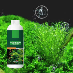 Pond & Aquarium Algae RemoverProtease Reductase FormulaPrevent Algae GrowthWater Clarifier Safe for FishQuick Clean