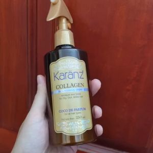 Xịt dưỡng tóc KARANZ Collagen phục hồi tóc hư tổn Chính Hãng - 250ml
