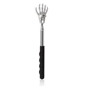 Telescopic Back Scratcher Ergonomic Back Scratchers Extendable Metal Claw Design Stocking Stuffers Hand Massager Backslap