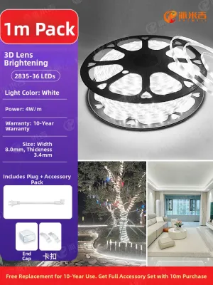 PAIMIJI | Waterproof Bright White Light LED Strip 220V