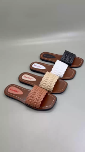 Divine Shoes [Size 37-41] 628-10 IMPORT Sandal Wanita Selop Sandal Jelly Karet Slip On Wanita Sandal Teplek